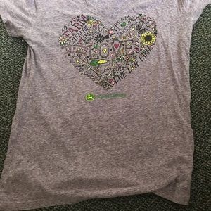 John Deere Tractor Farm Tractor Girl